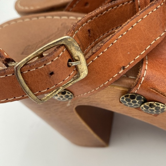 Vintage Brown Leather Mules - Picture 4 of 12